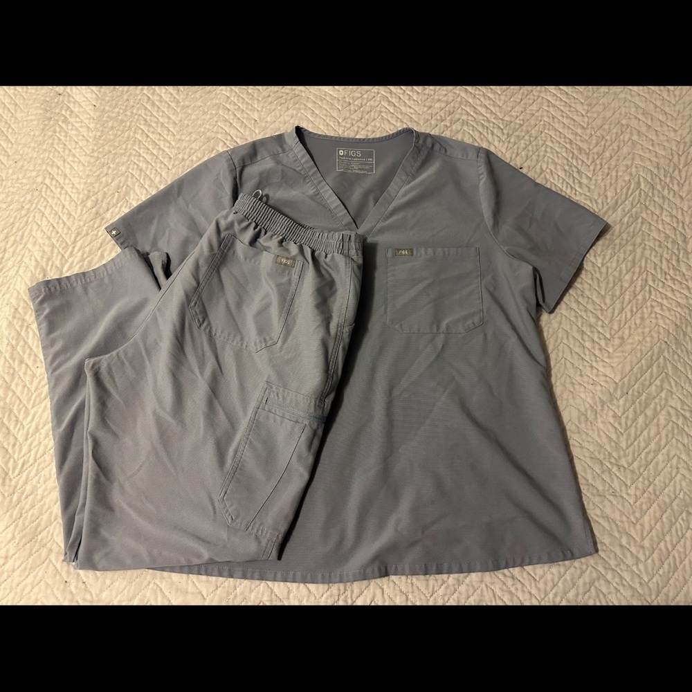 Vapor Blue Scrub Set XXL/XL